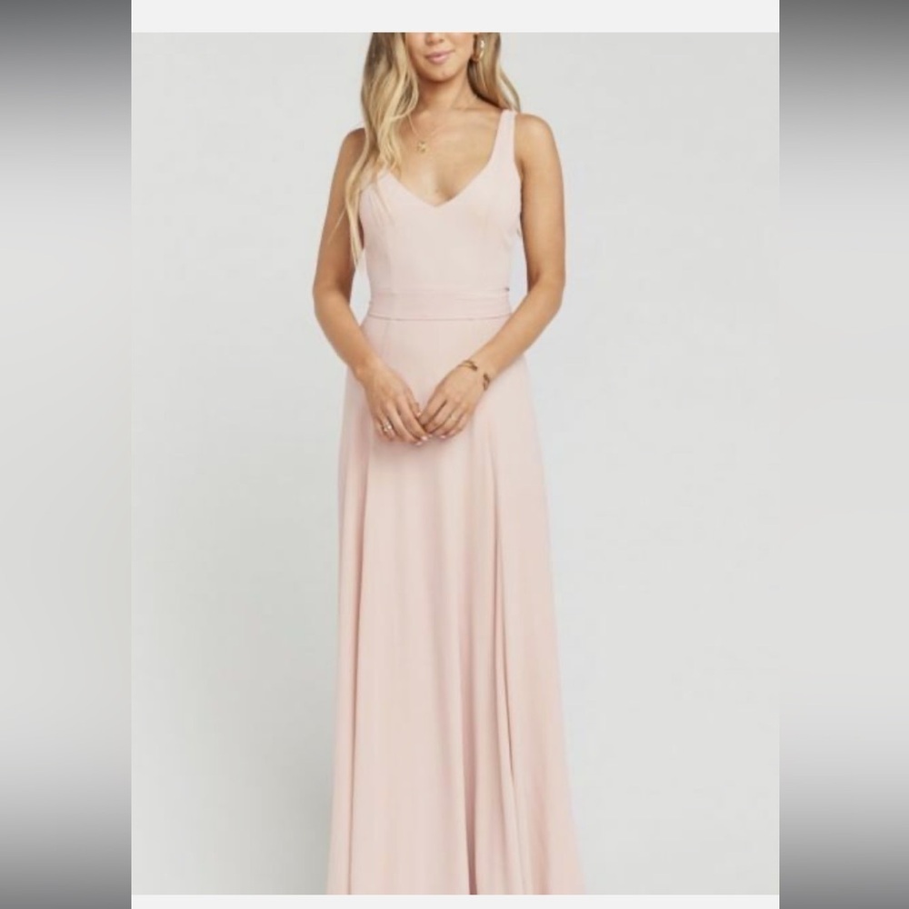 Show Me Your Mumu Jenn Maxi dress in Dusty Blush Size XS